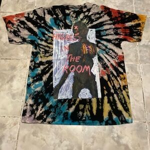 Travis Scott Cactus Jack Tie Dye Highest In The Room Concert Tour T-Shirt SZ XL